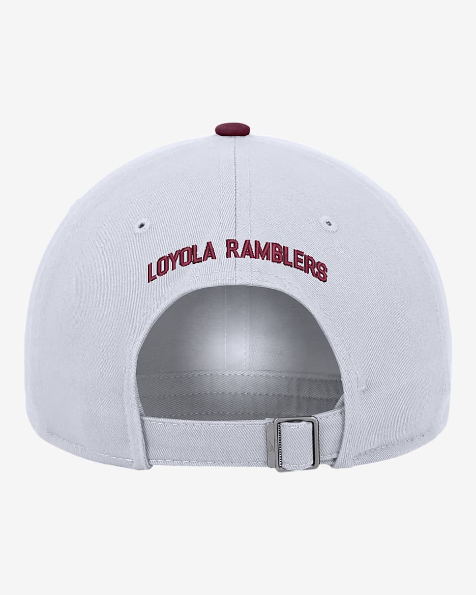 Loyola Chicago Nike College Campus Cap - White