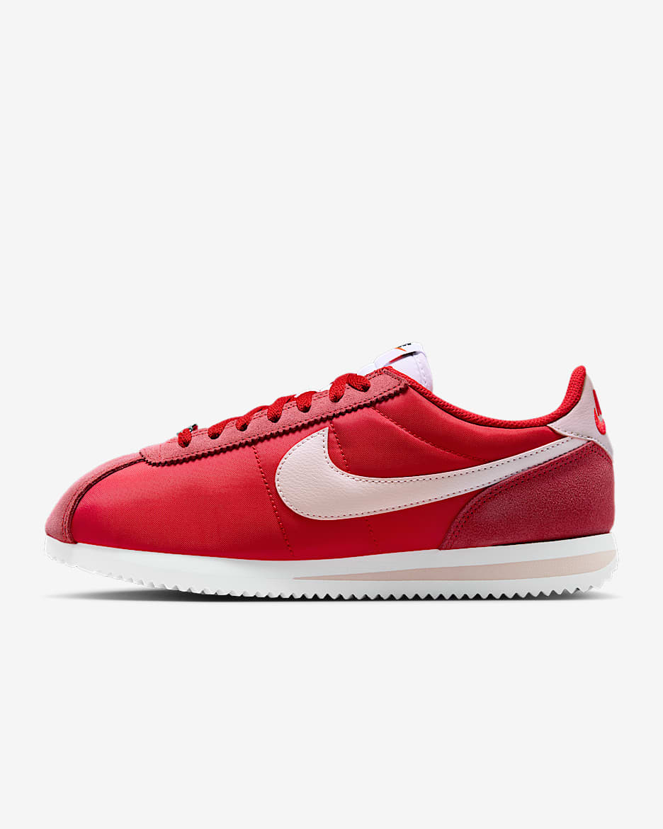 Nike Cortez Textile Shoes - University Red/White/Silt Red