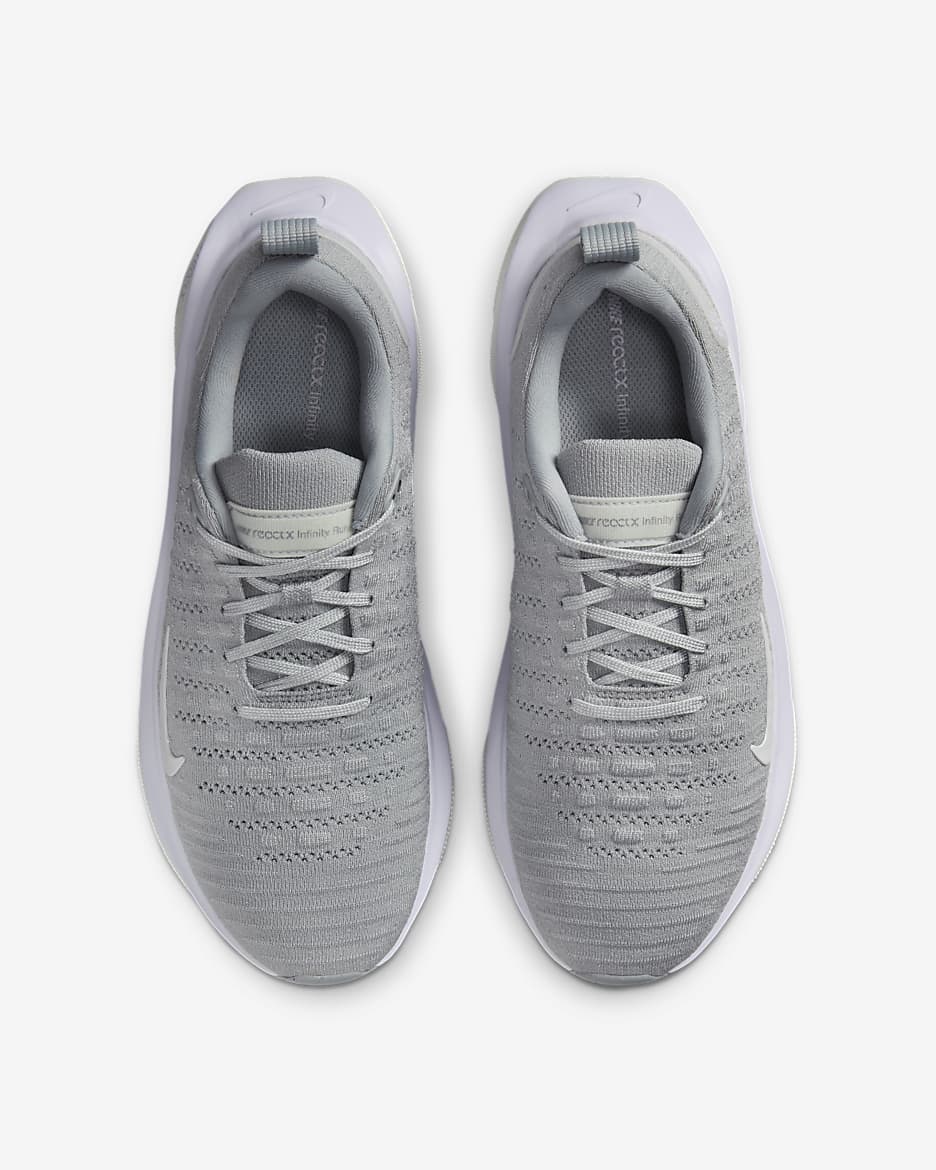 Löparsko för hårt underlag Nike InfinityRN 4 för kvinnor - Light Smoke Grey/Barely Grape/Violet Mist/Summit White