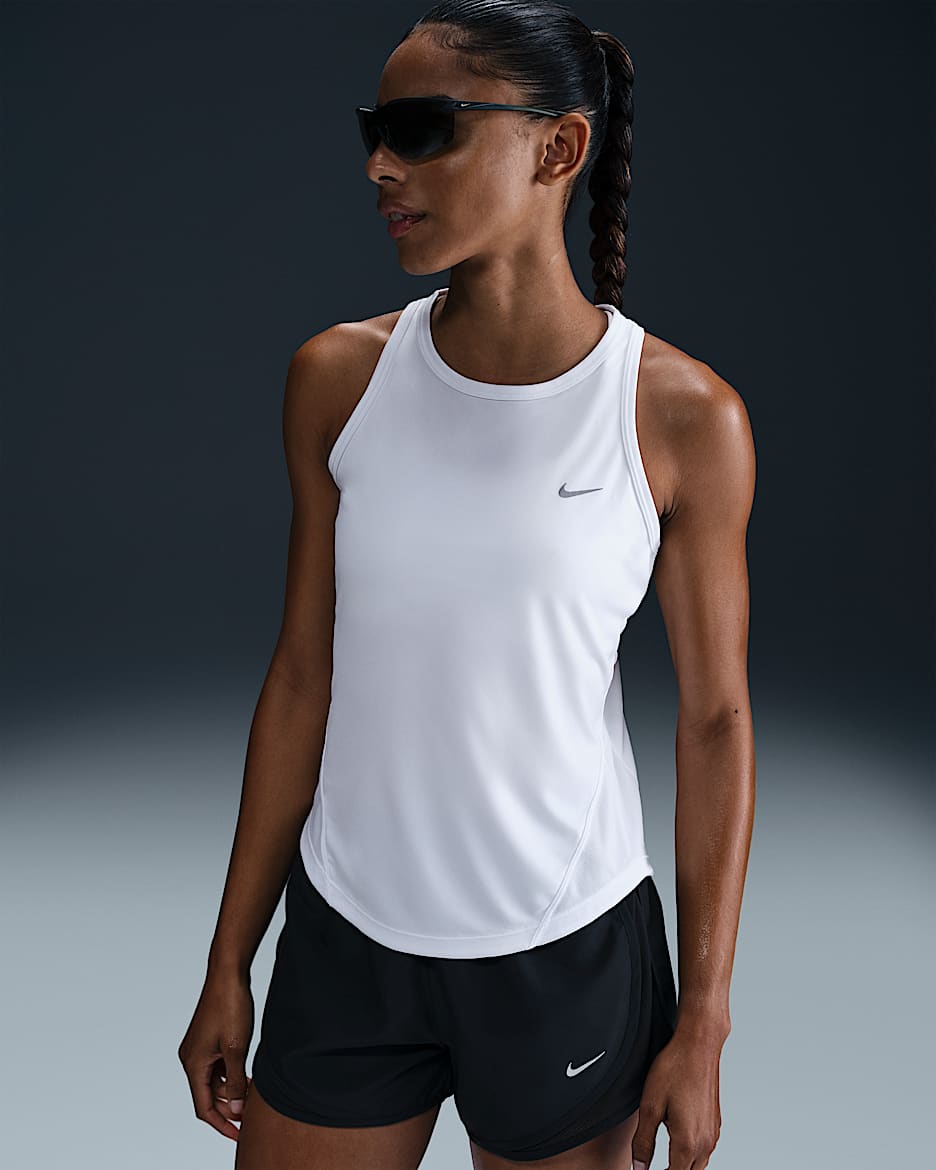 Nike Tempo Women's Dri-FIT Running Tank Top - White