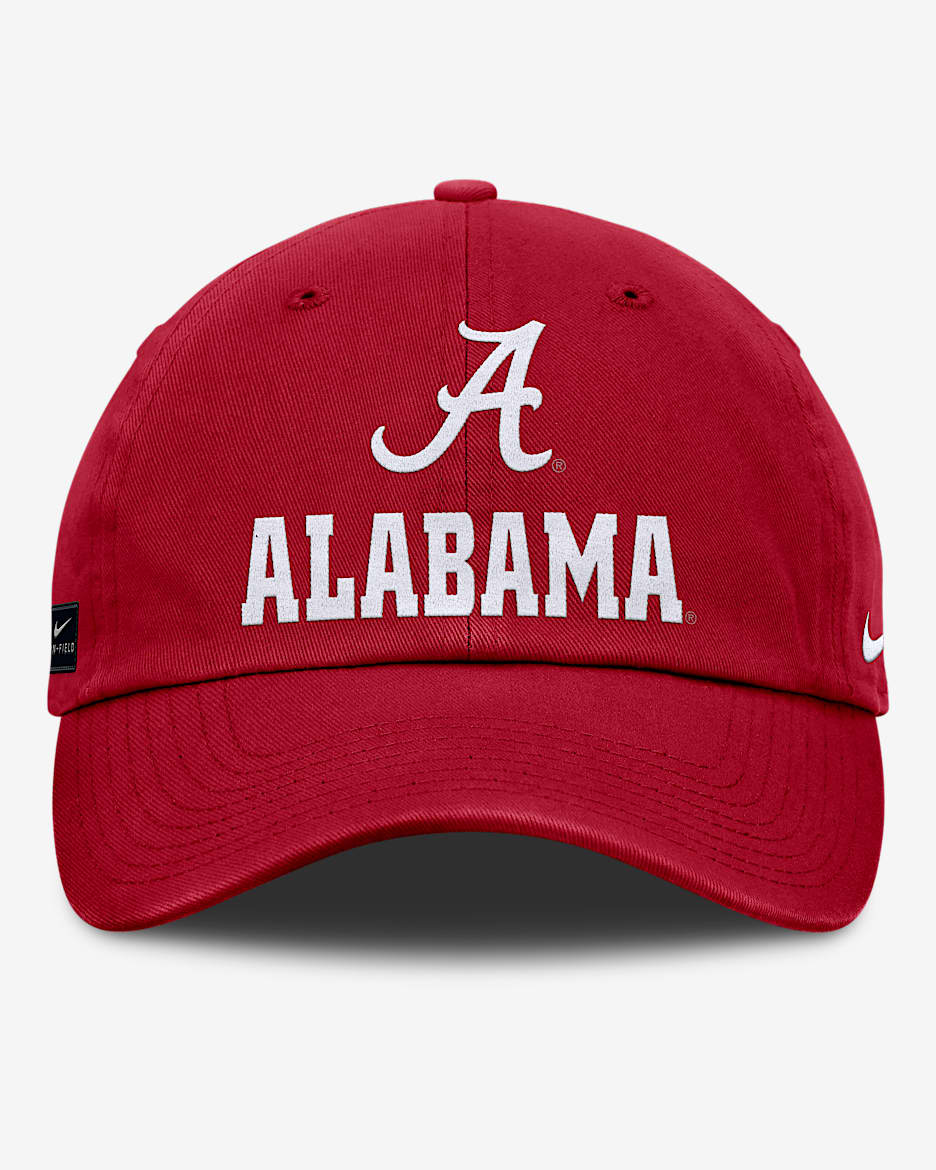Alabama Sideline Club Gameday Men's Nike College Adjustable Hat - Crimson