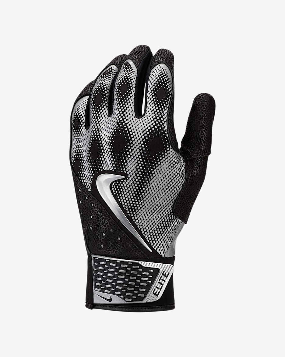 Guantes de bateo de béisbol (1 par) Nike Alpha Elite - Negro