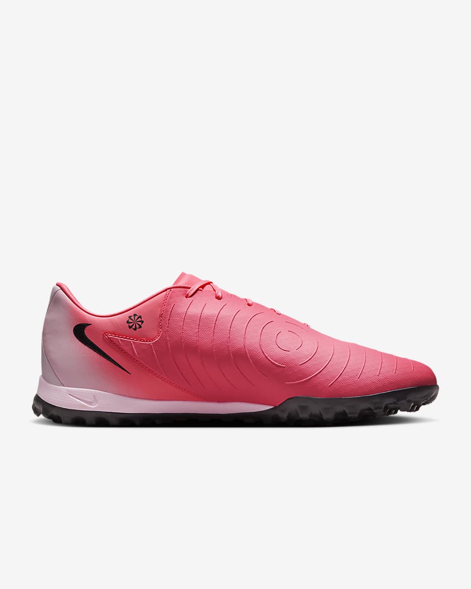 Nike Phantom GX 2 Academy low-top voetbalschoenen (turf) - Sunset Pulse/Zwart