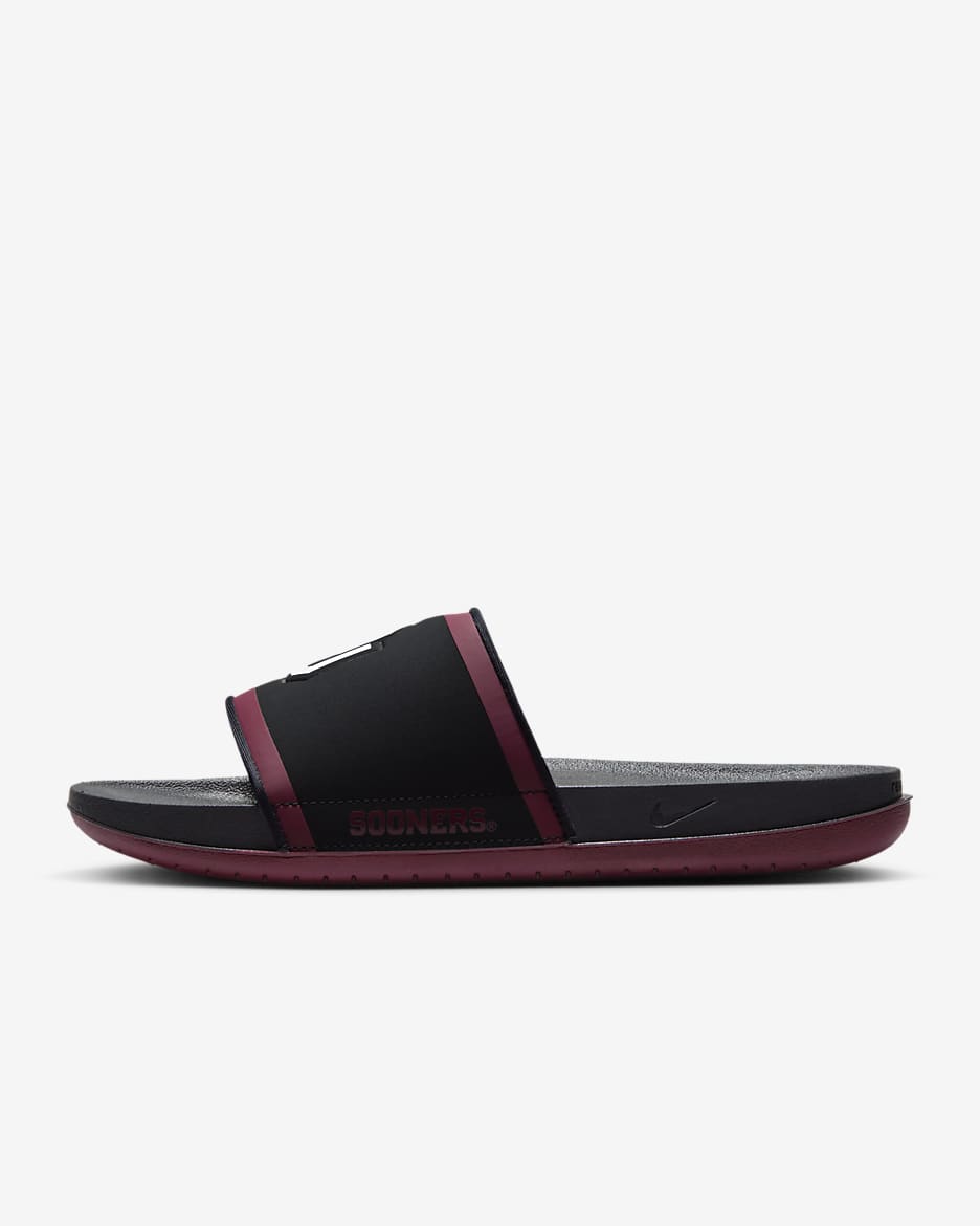 Nike Offcourt (Oklahoma) Slide - Black/Team Crimson/White