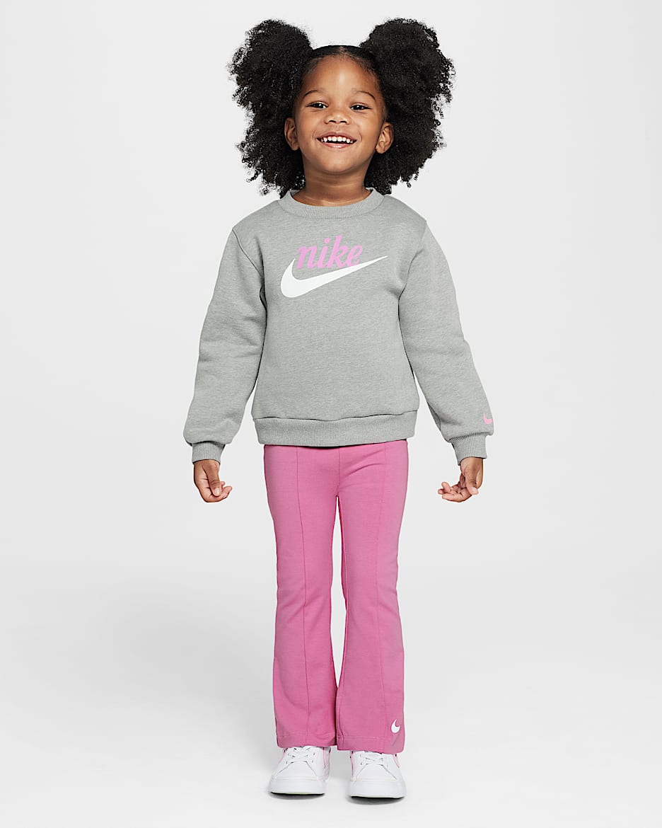 Conjunto de leggings de dos piezas infantil Nike New Impressions - Flamenco mágico