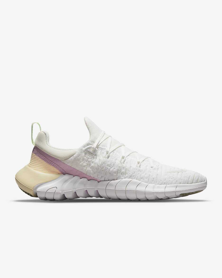 Nike Free Run 5.0 Women's Road Running Shoes - Summit White/Light Arctic Pink/Platinum Tint