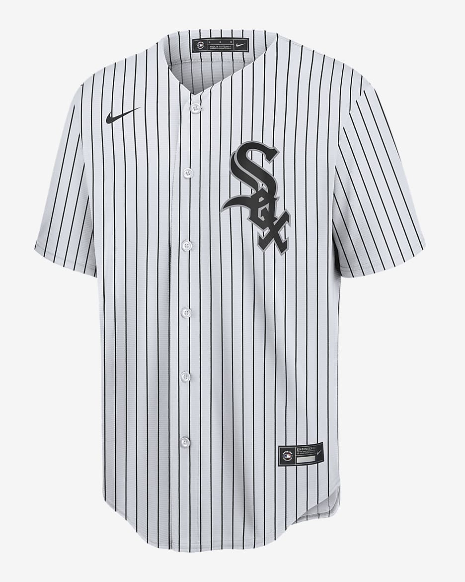 Jersey de béisbol Replica para hombre MLB Chicago White Sox (Yoan Moncada) - Blanco