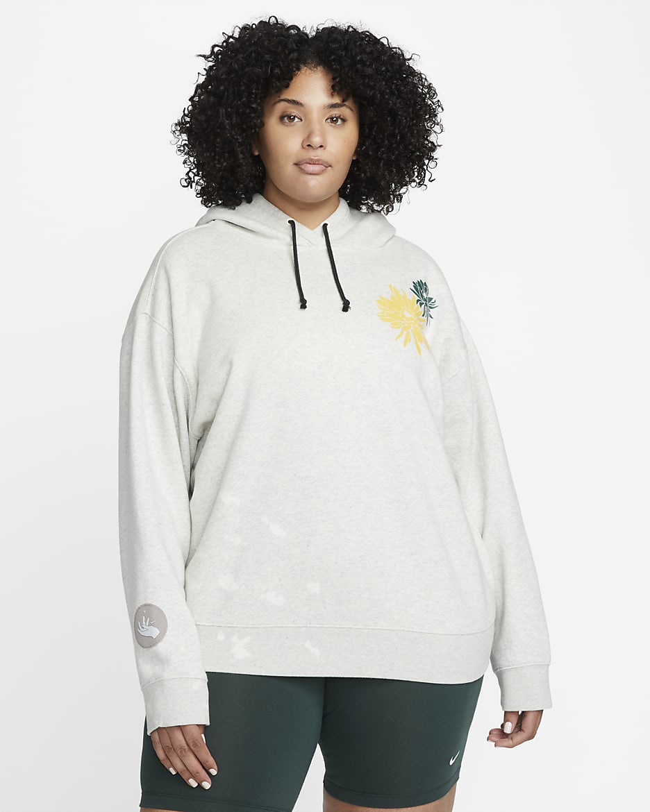 Sudadera con gorro para mujer Nike Sportswear - Crudo jaspeado