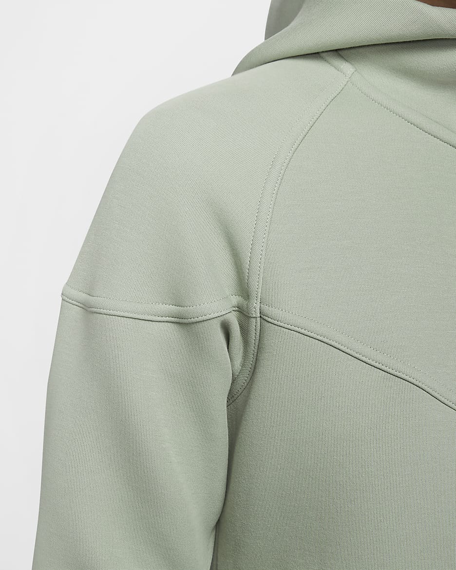 Nike Sportswear Tech Fleece Windrunner 女款全長式拉鍊連帽上衣 - Jade Horizon/黑色