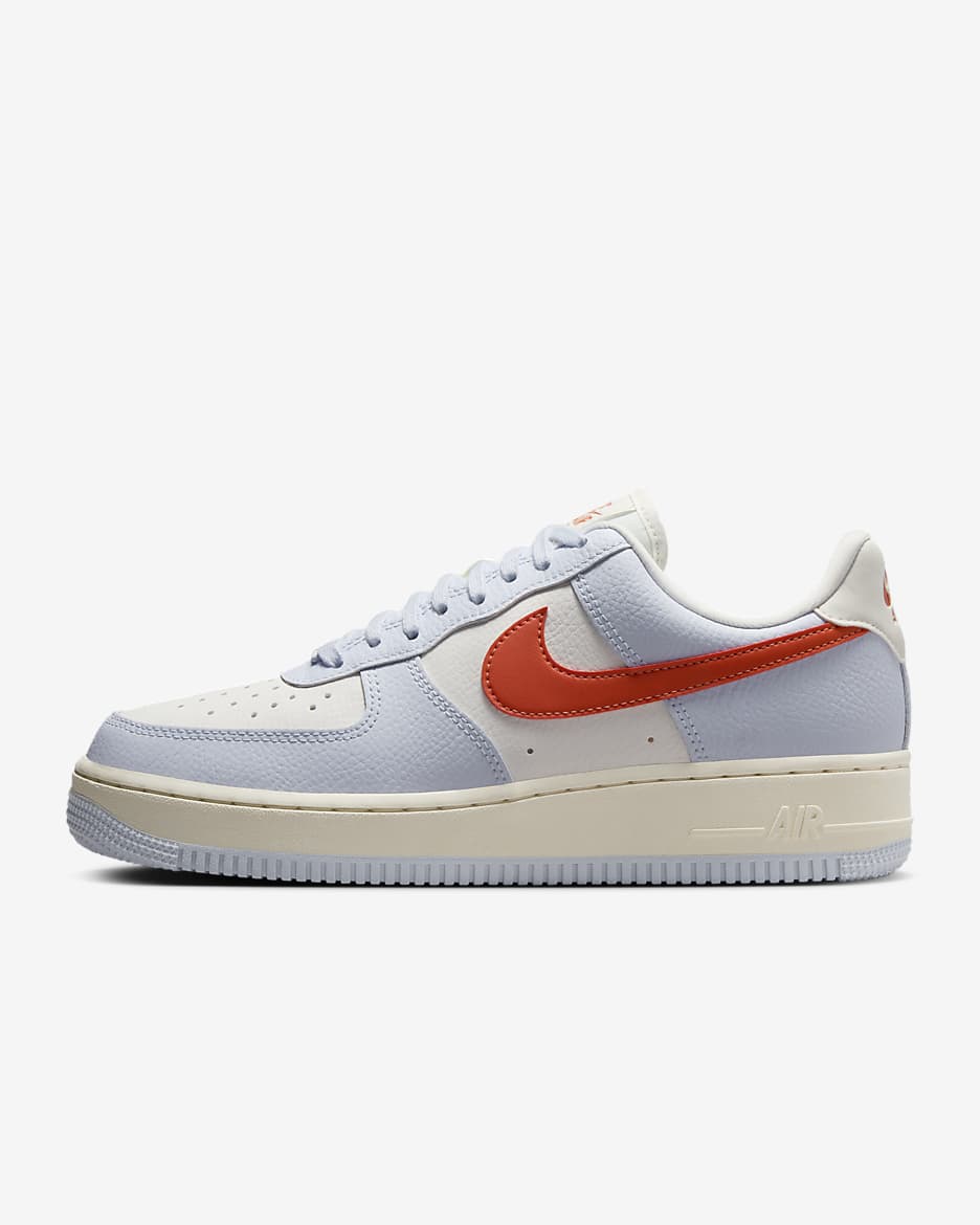 Nike Air Force 1 '07 Women's Shoes - Football Grey/Pale Ivory/Sail/Vintage Coral