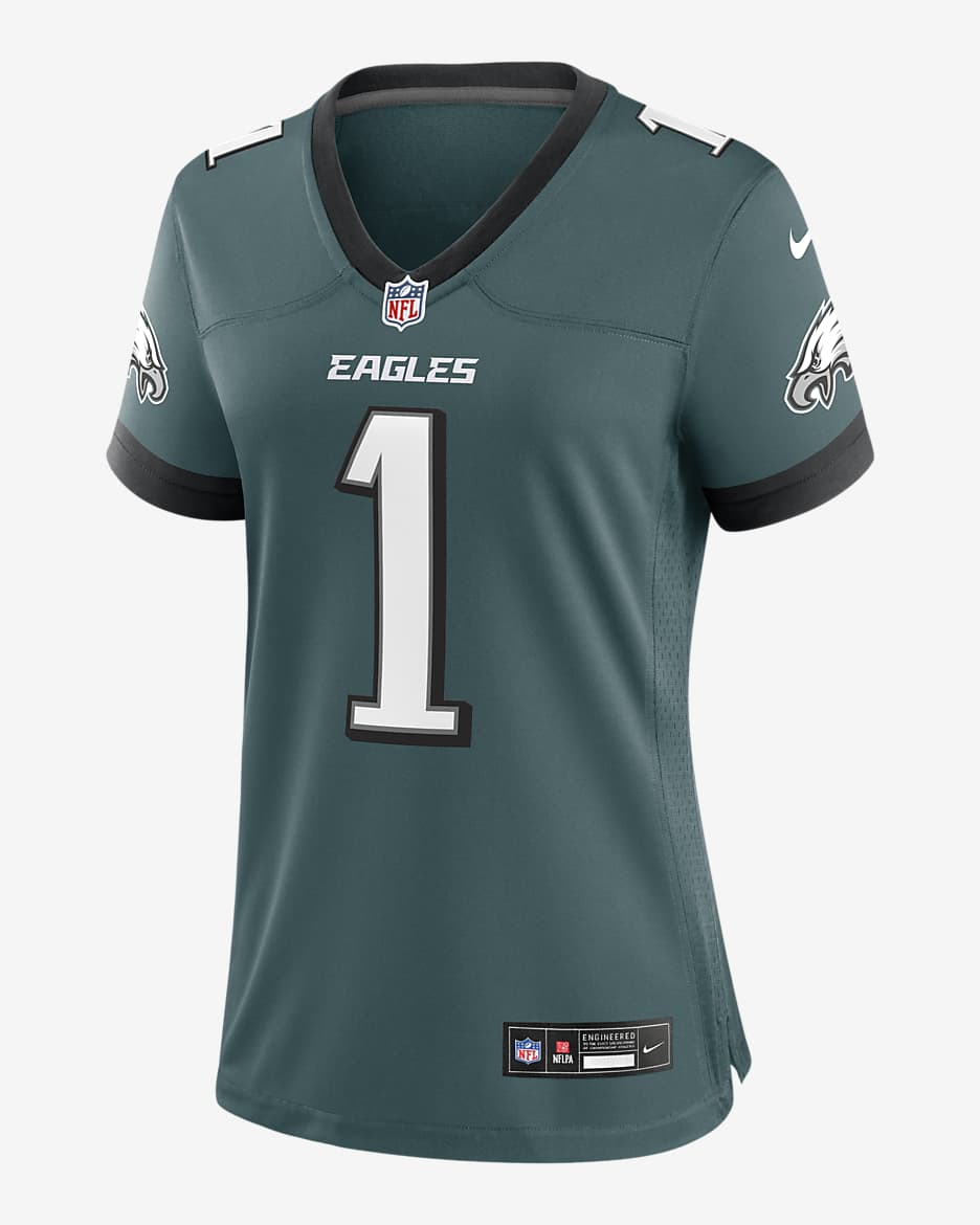 Jersey de la NFL Nike Game para mujer Jalen Hurts Philadelphia Eagles - Verde