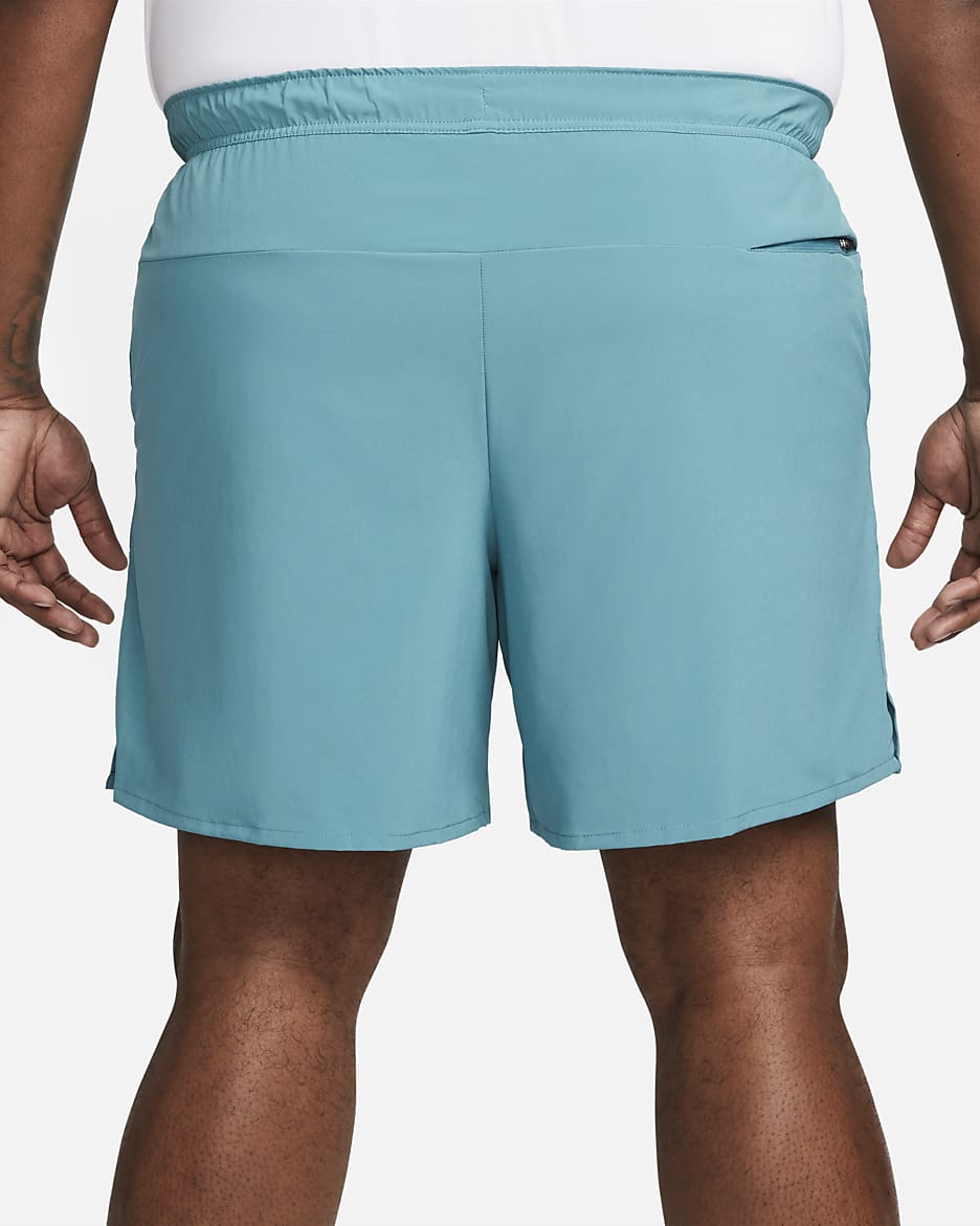 Short non doublé Nike Unlimited Dri-FIT 18 cm pour homme - Mineral Teal/Noir/Mineral Teal