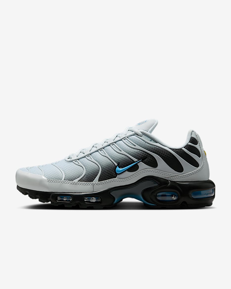 Nike Air Max Plus-sko til mænd - Pure Platinum/Dark Smoke Grey/sort/University Blue
