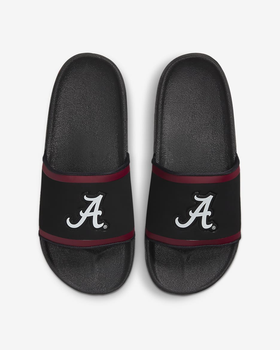 Nike Offcourt (Alabama) Slide - Black/Team Crimson/White