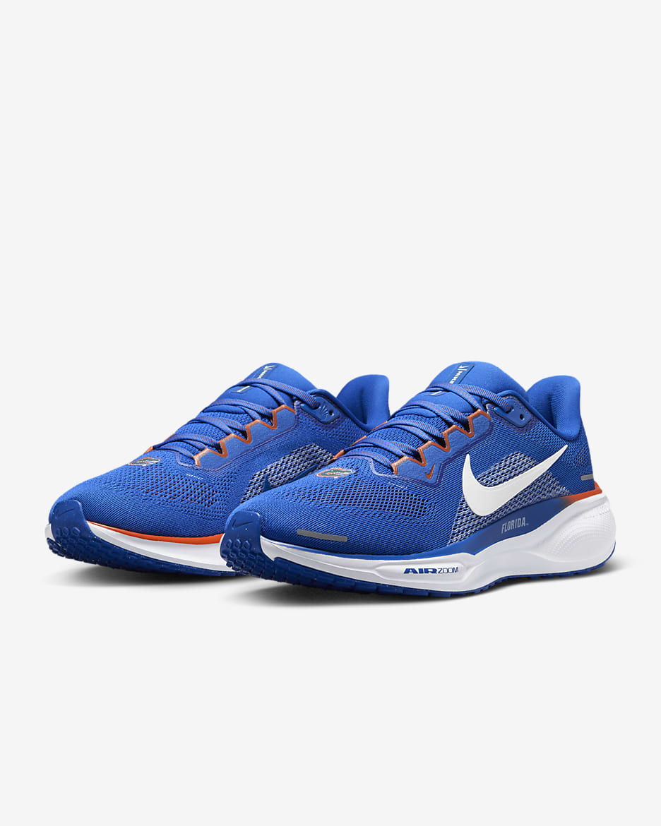 Tenis de correr en pavimento universitarios Nike para hombre Florida Pegasus 41 - Royal juego/Blanco/Naranja universitario/Blanco