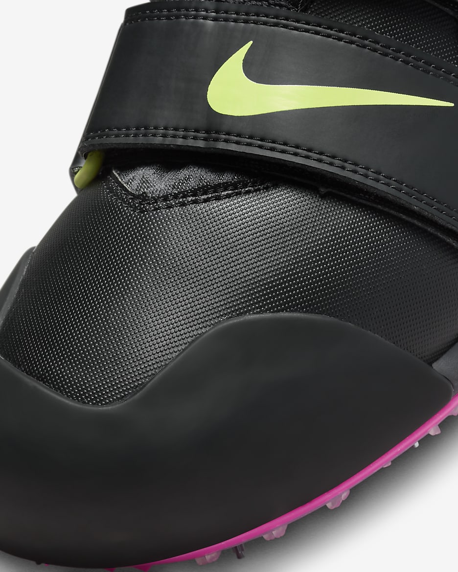 Sapatilhas de lançamento para pista e campo Nike Zoom Javelin Elite 3 - Preto/Anthracite/Light Lemon Twist/Rosa Fierce