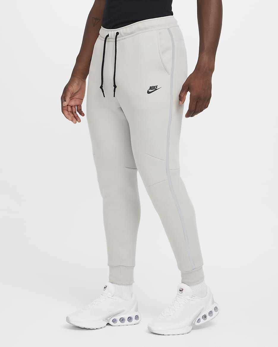 Nike Tech Men's Fleece Joggers - Light Iron Ore/Black