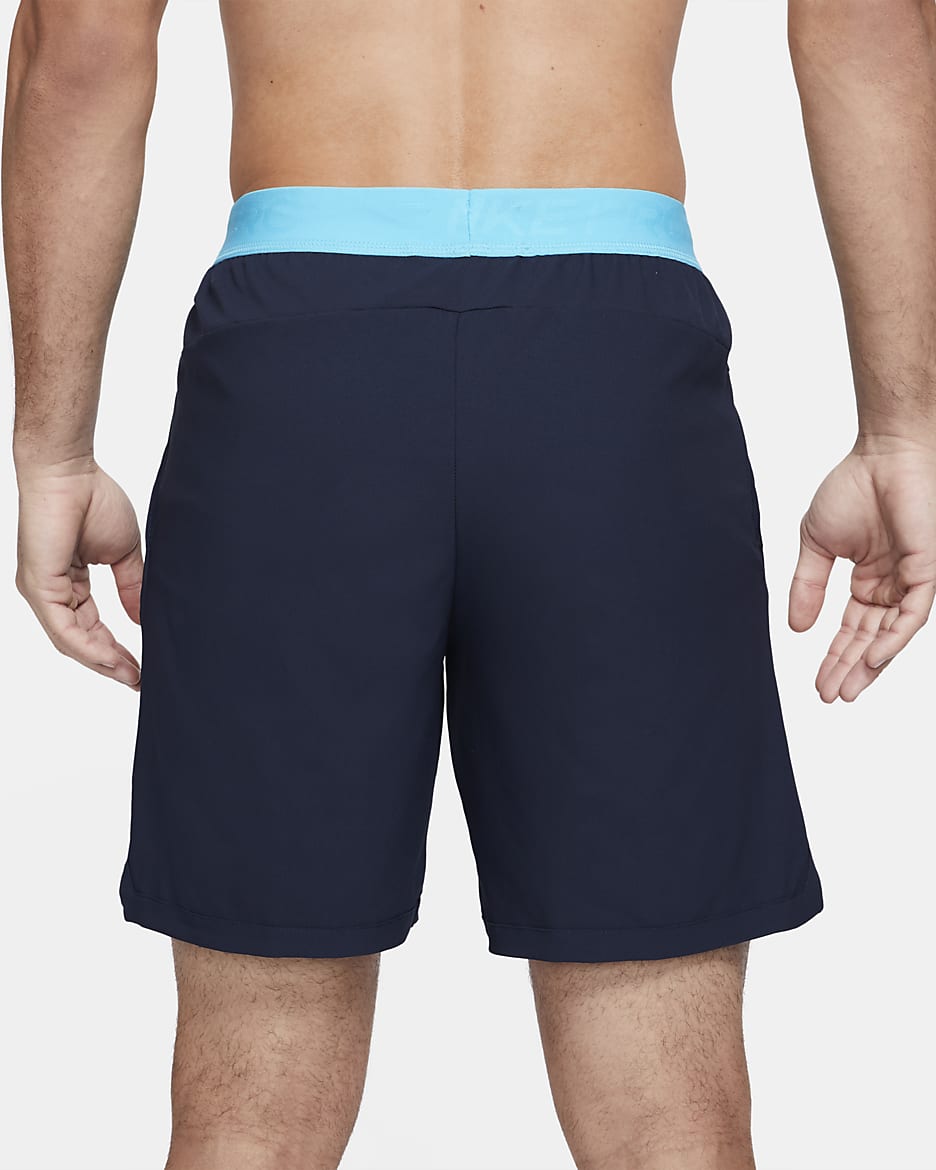 Short Nike Pro Flex Vent Max pour Homme - Obsidian/Chlorine Blue