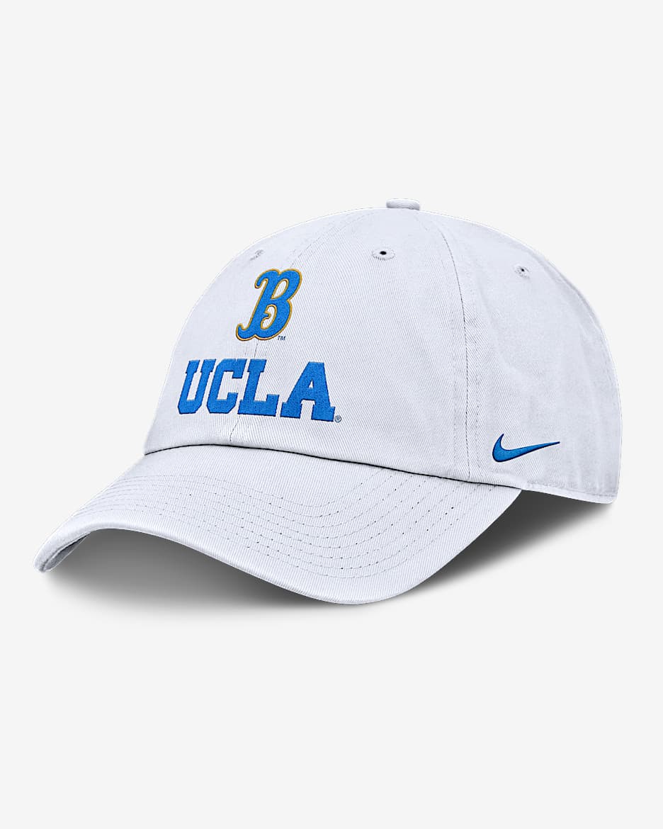 UCLA Sideline Club Gameday Men's Nike College Adjustable Hat - White