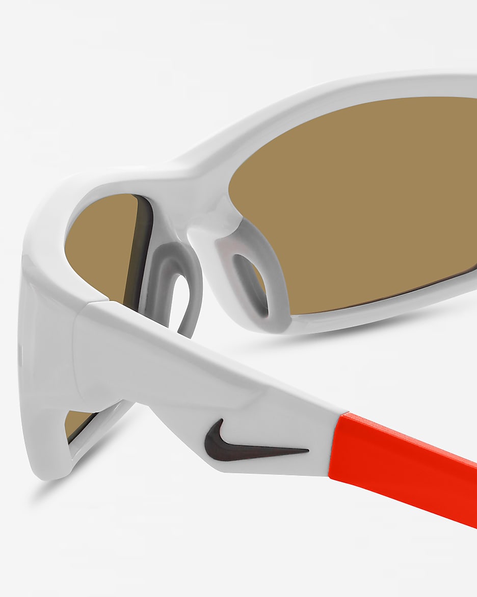 Lentes de sol para niños Nike Jolt - Blanco