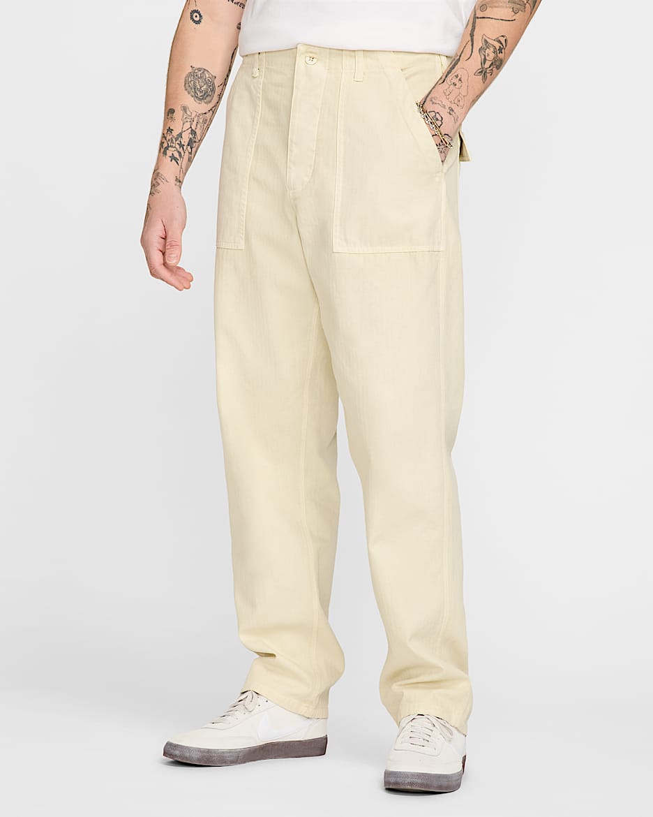 Nike Life Men's Fatigue Trousers - Light Khaki/Light Khaki