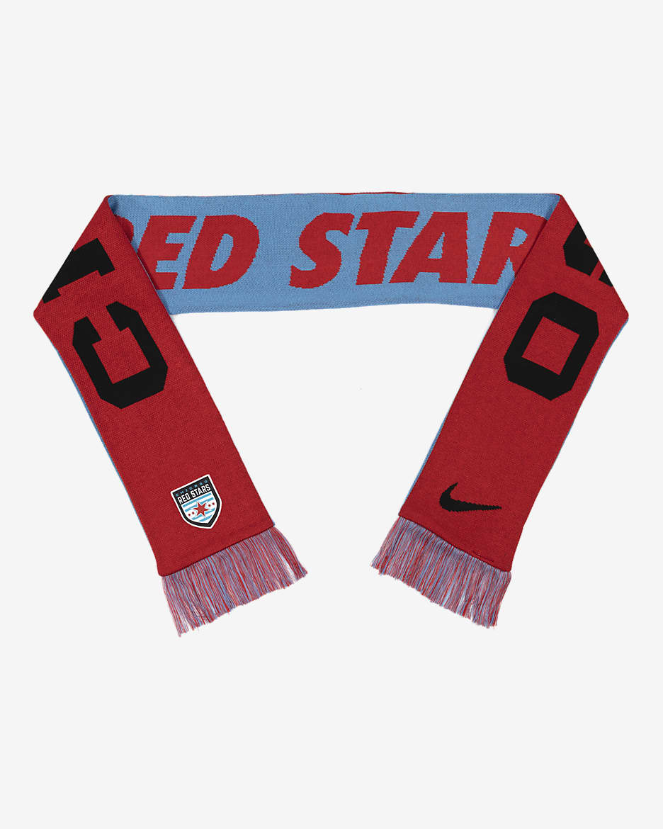 Bufanda de fútbol Nike Chicago Red Stars - Rojo universitario