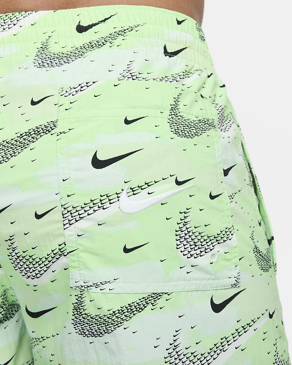 Nike Swim Flock Men's 5" Volley Shorts - Vapor Green