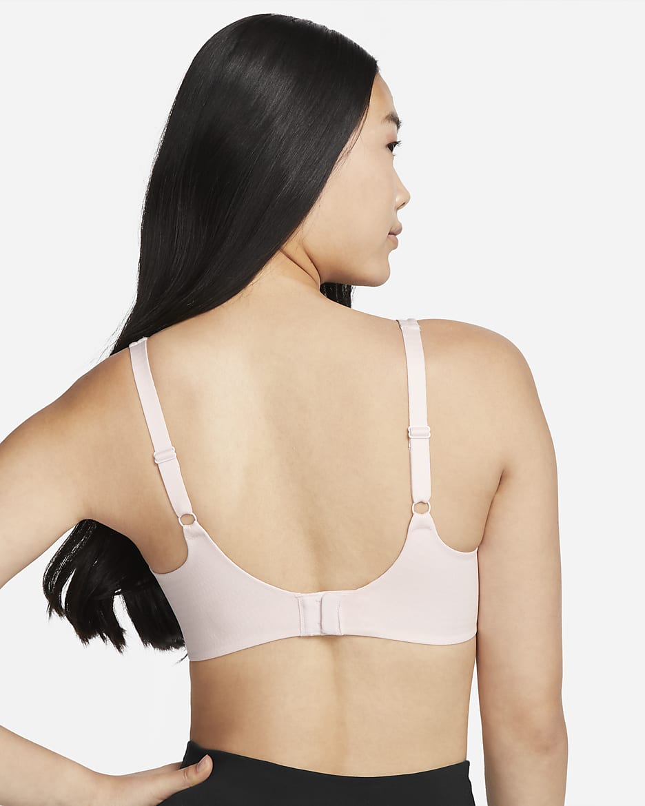 Nike Alate Coverage Women's Medium-Support Padded Sports Bra - Light Soft Pink/Stone Mauve/White