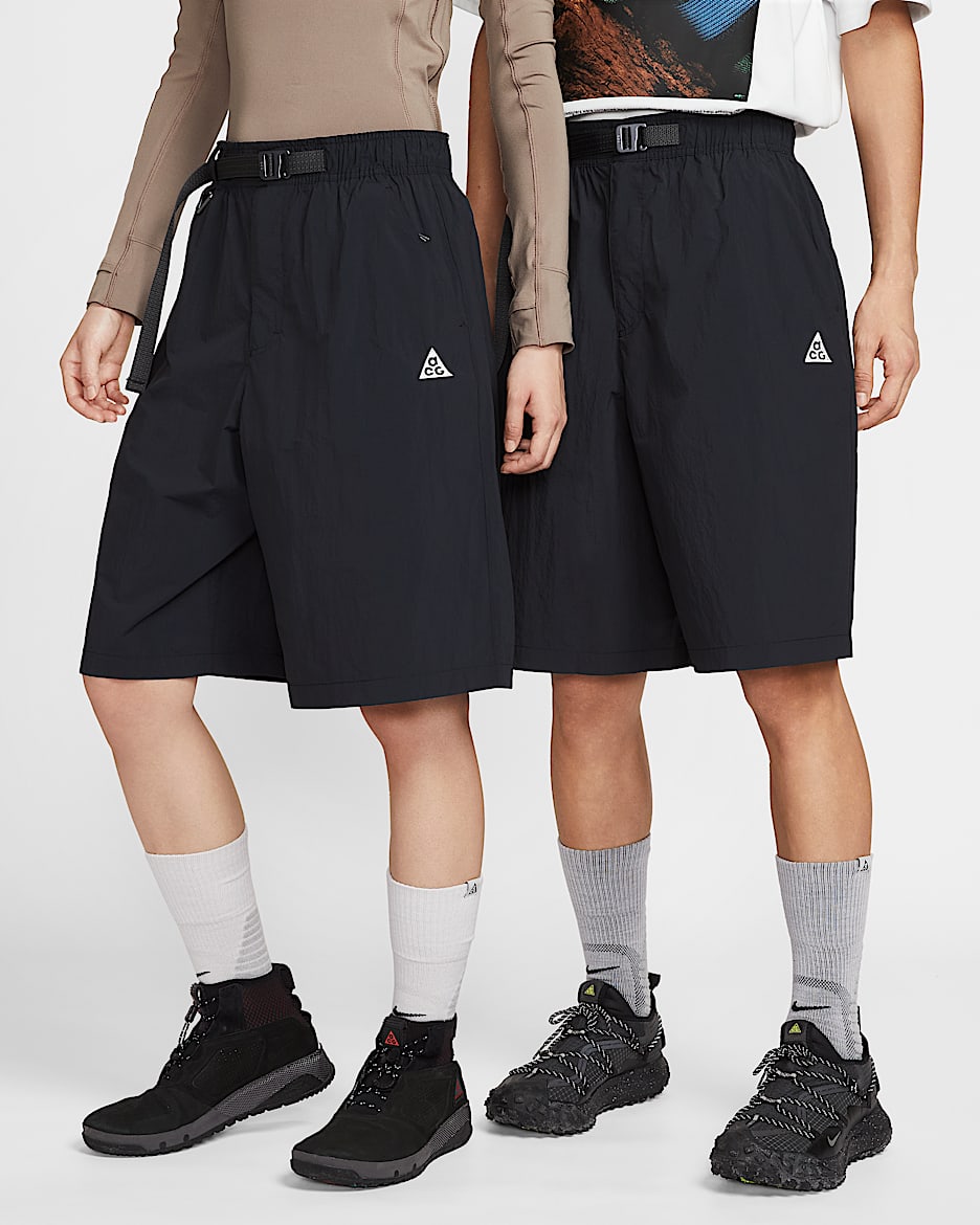 Nike ACG "Orb Weaver" UV Repel Oversized Shorts - Black/Anthracite/Summit White