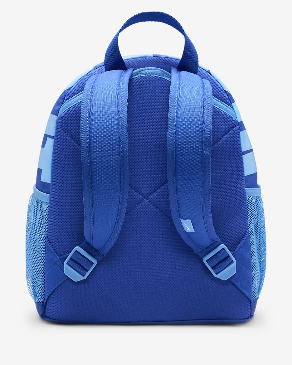 Mini sac à dos Nike Brasilia JDI pour enfant (11 L) - Game Royal/University Blue/Blanc