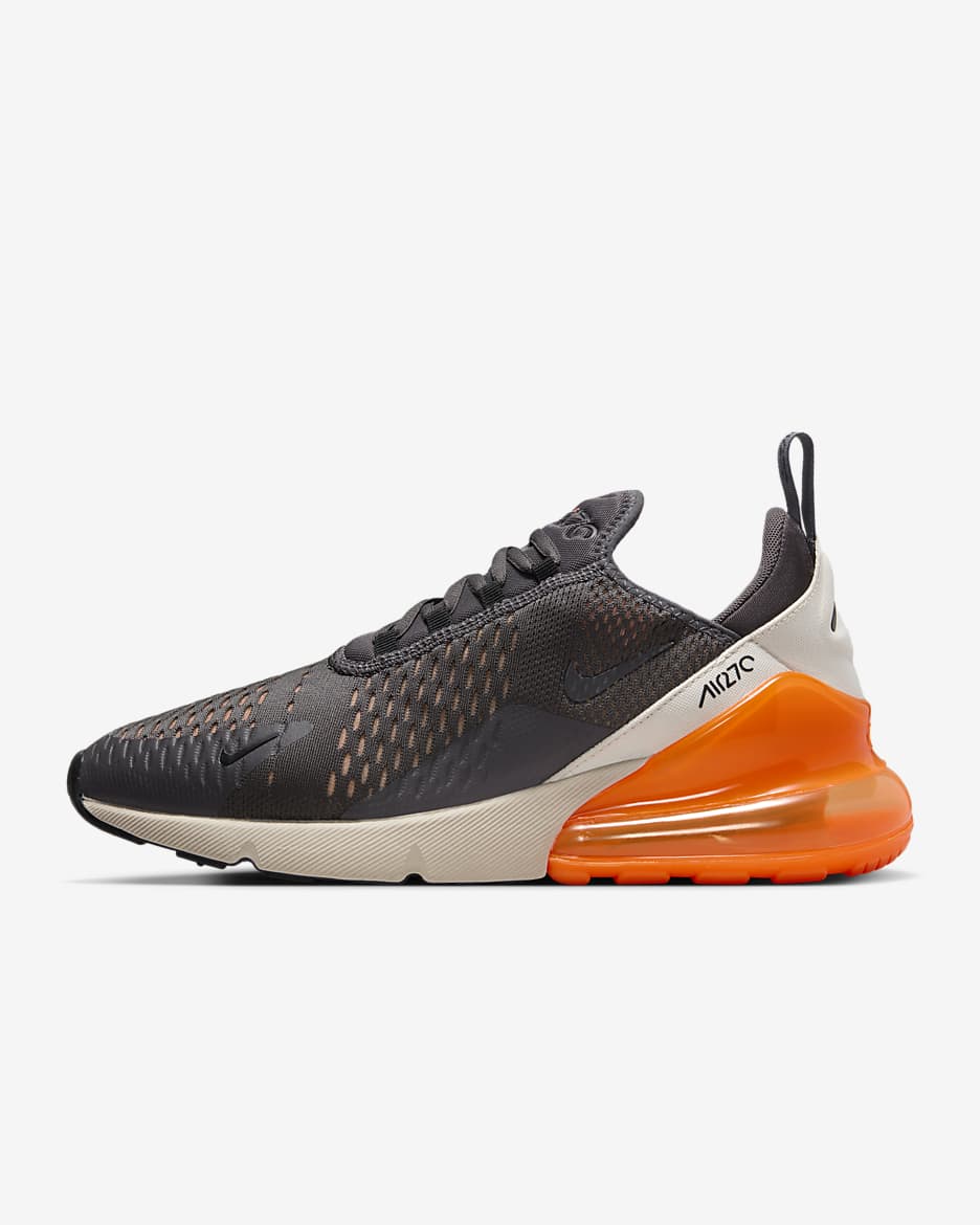 Nike Air Max 270 Men's Shoes - Thunder Grey/Desert Sand/Total Orange/Black