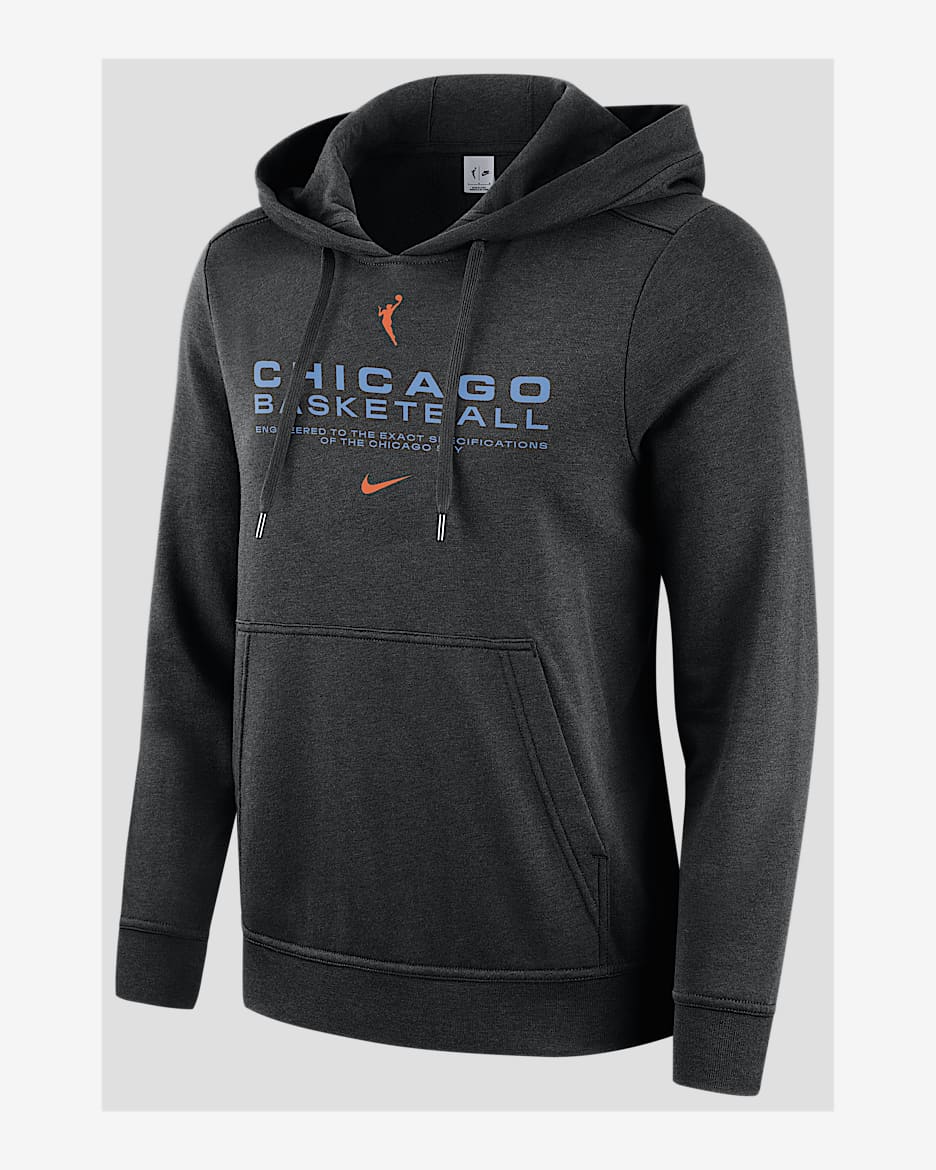 Chicago Sky Club Women's Nike WNBA Pullover Hoodie - Black