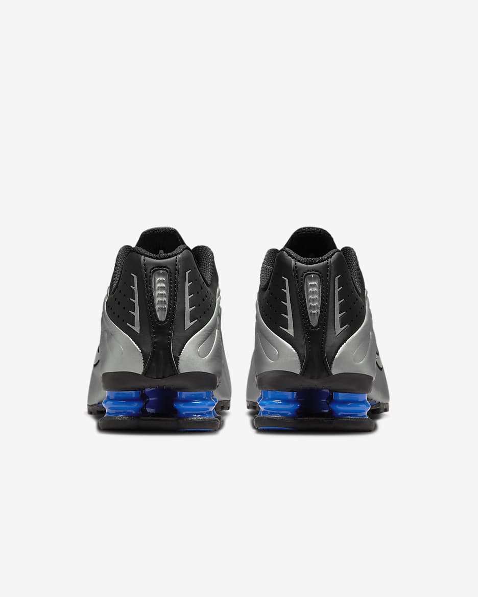 Nike Shox R4 Women's Shoes - Black/Racer Blue/Metallic Silver