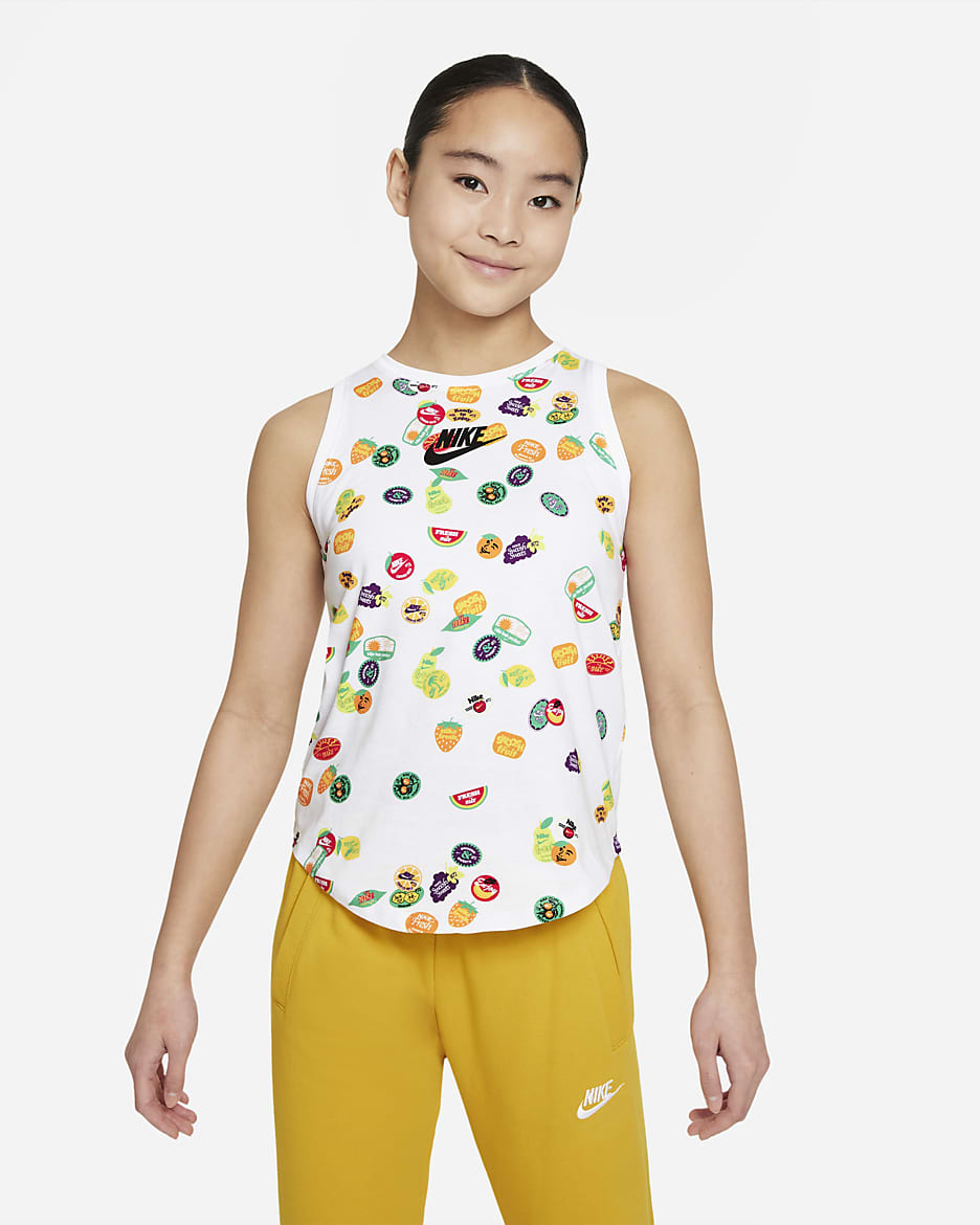 Nike Sportswear Older Kids' (Girls') Tank - White