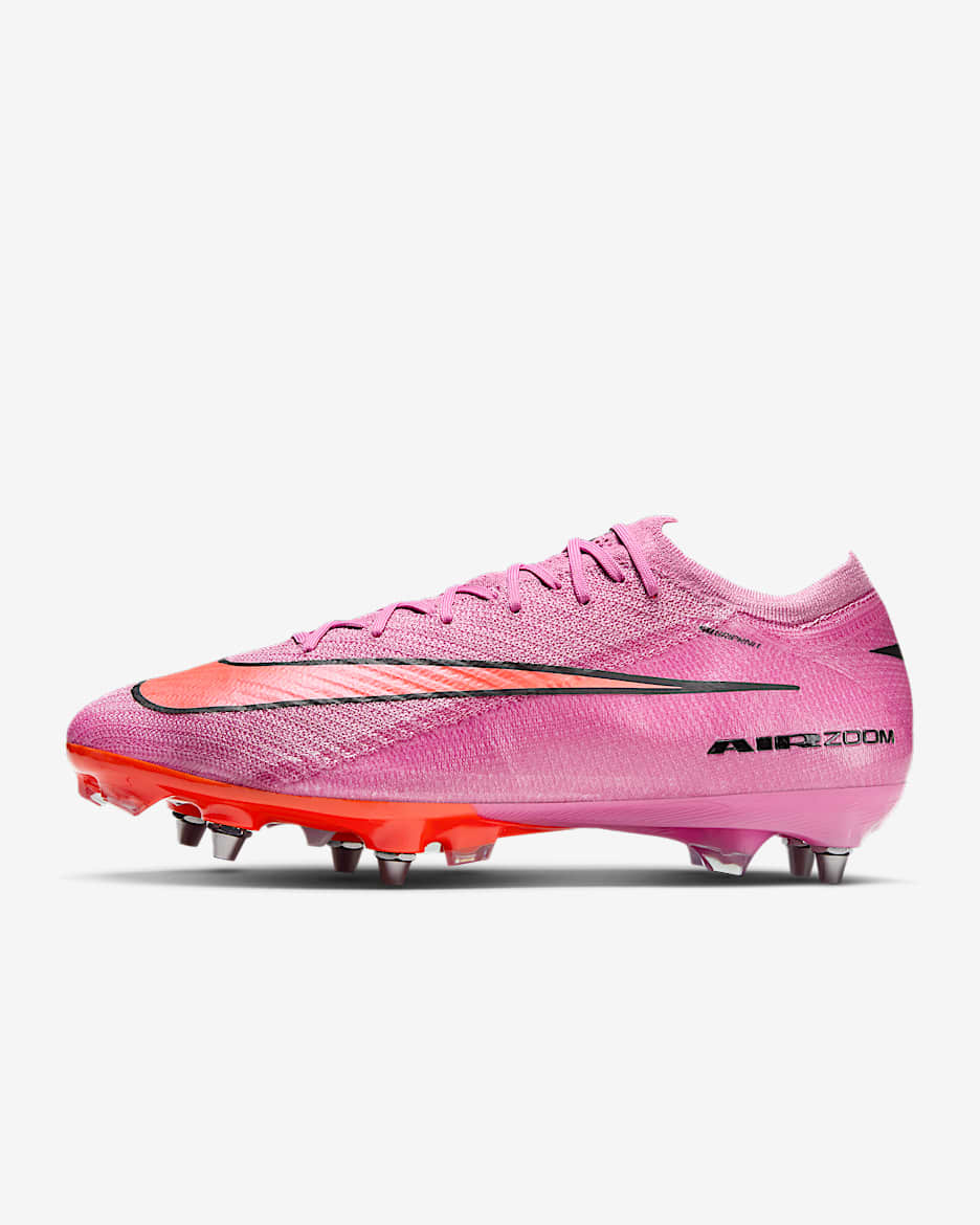 Nike Mercurial Vapor 16 Elite Soft-Ground Low-Top Football Boot - Magic Flamingo/Total Crimson/Black