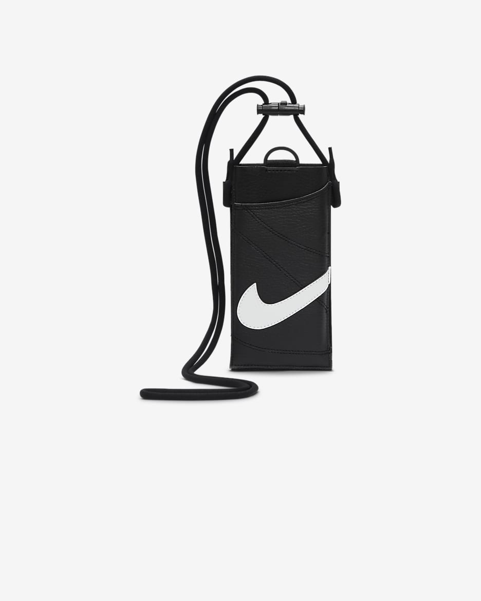 Nike Premium Phone Cross-Body Bag - Black/Black/White