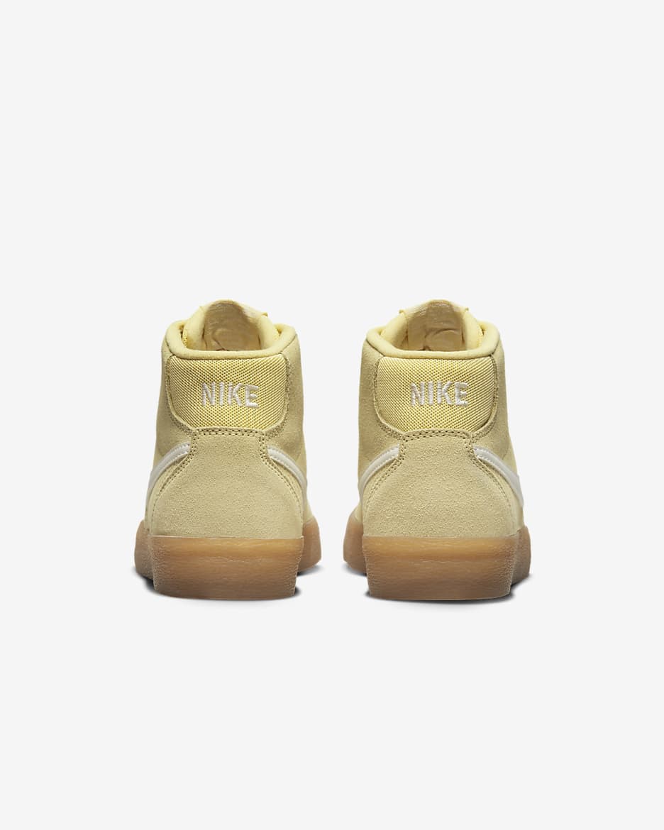 Chaussure de skateboard Nike SB Bruin High - Lemon Wash/Lemon Wash/Gum Light Brown/Sail