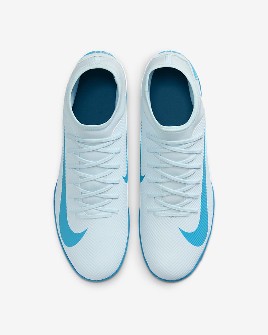 Nike Mercurial Superfly 10 Club IC High-Top Football Shoes - Glacier Blue/Blue Orbit