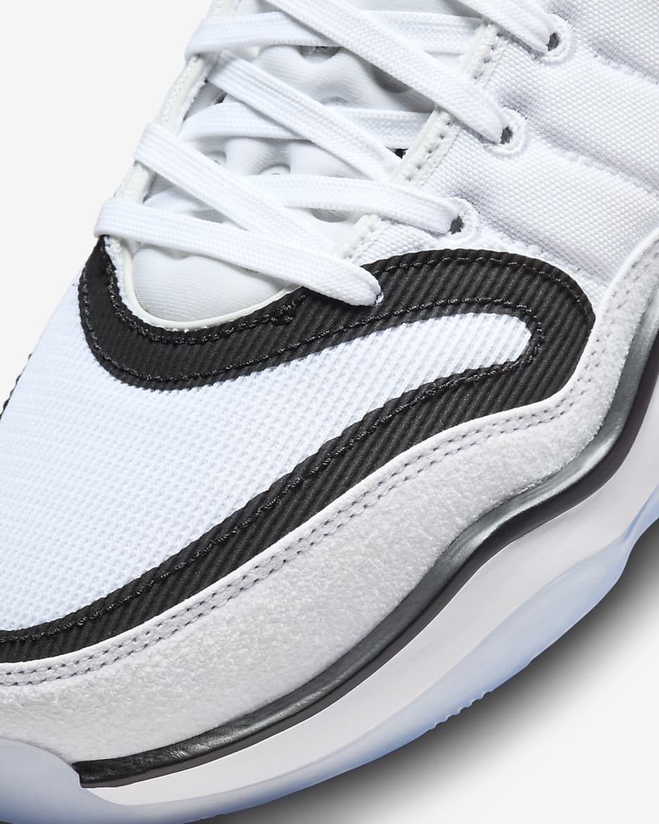 Nike G.T. Hustle 2 Basketball Shoes - White/Black