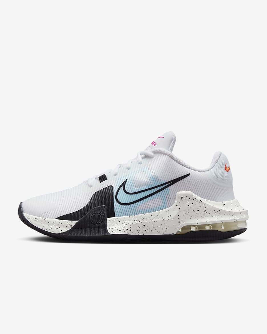 Nike Impact 4 Basketball Shoes - White/Sail/Copa/Black