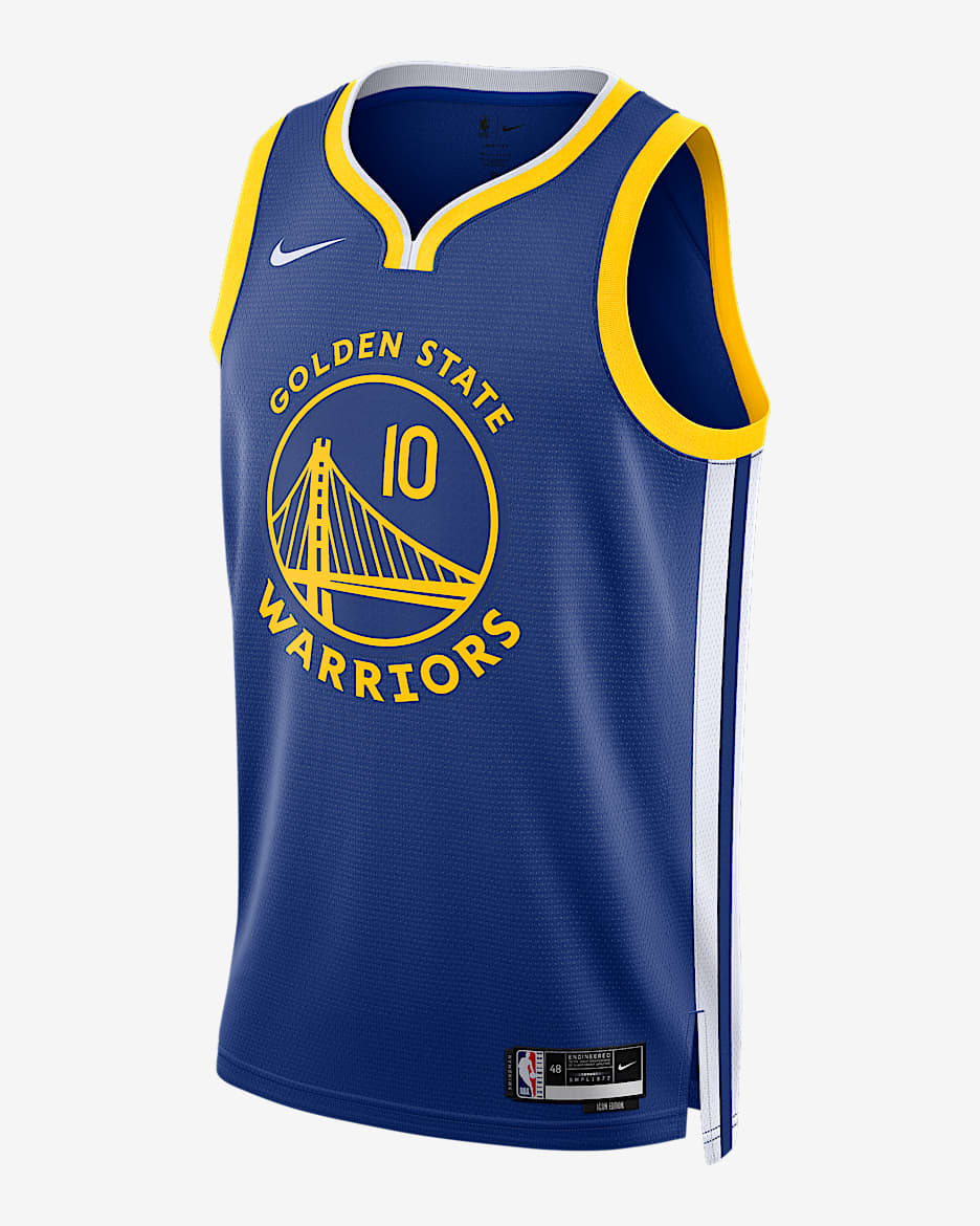 Jersey Nike Dri-FIT de la NBA Swingman para hombre Golden State Warriors Icon Edition 2022/23 - Azul enérgico
