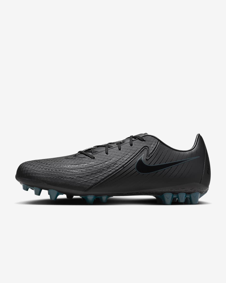 Tacos de fútbol AG de corte low Nike Phantom GX 2 Academy - Negro/Jungla intenso/Negro