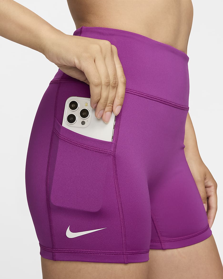 NikeCourt Advantage Dri-FIT-Tennisshorts für Damen - Hot Fuchsia/Weiß