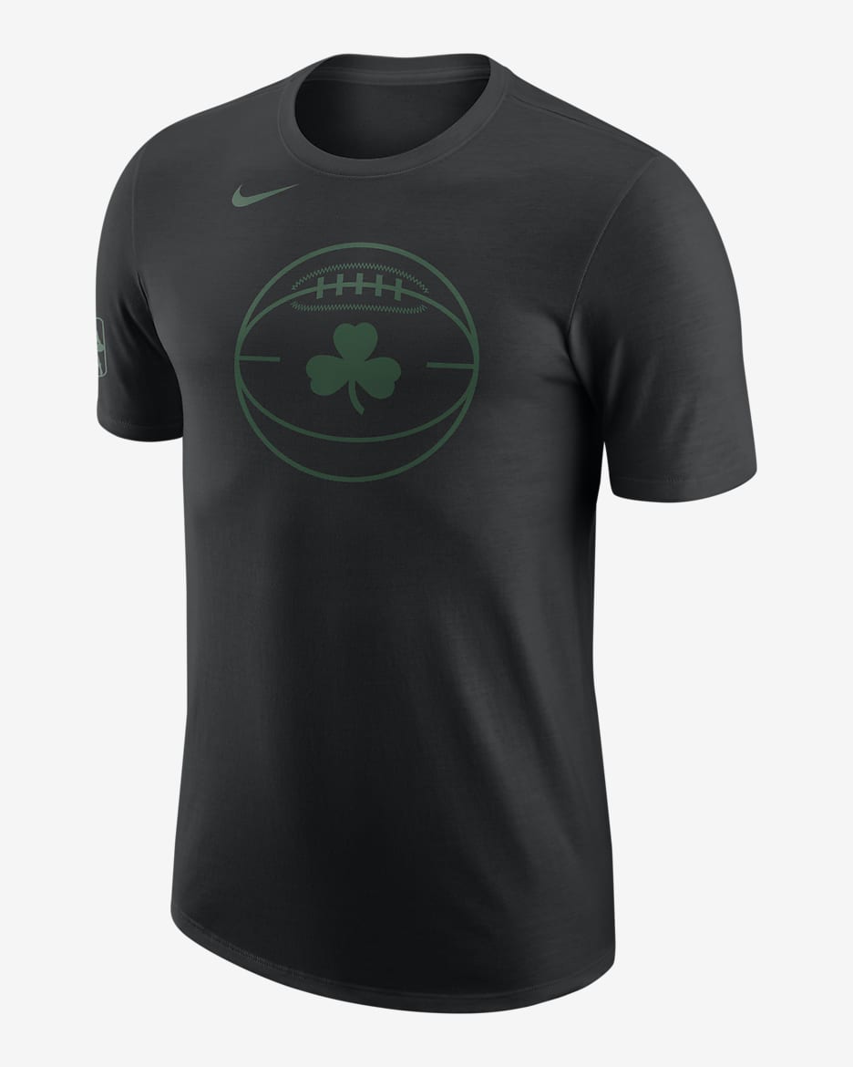 Boston Celtics City Edition Men's Nike NBA T-Shirt - Black