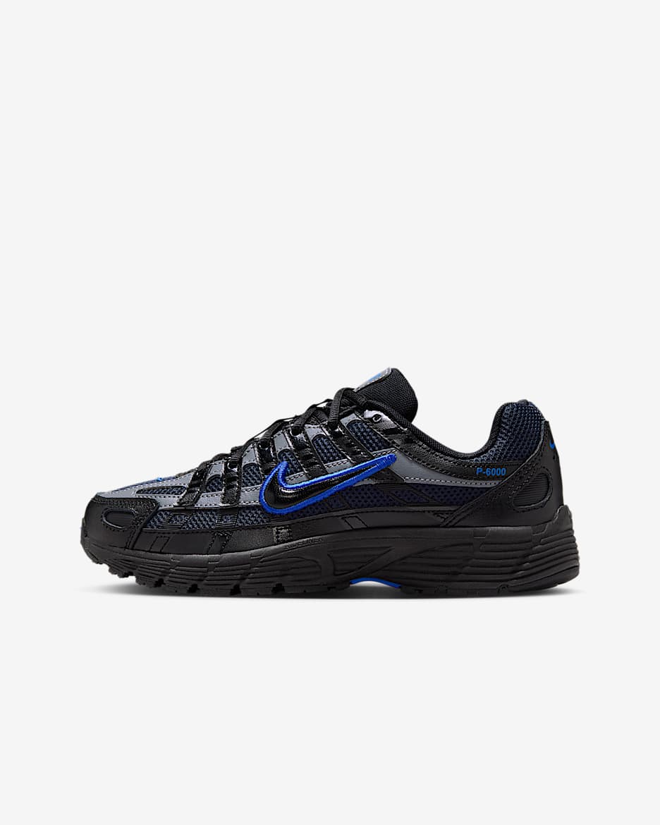 Nike P-6000 Older Kids' Shoes - Black/Game Royal/Cool Grey/Black