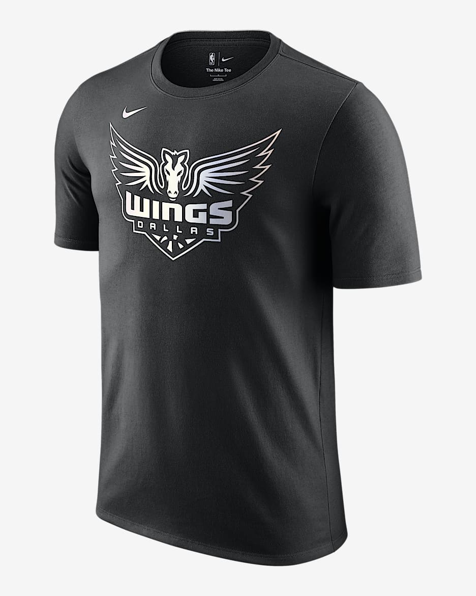 Dallas Wings Nike WNBA Iridescent Logo T-Shirt - Black
