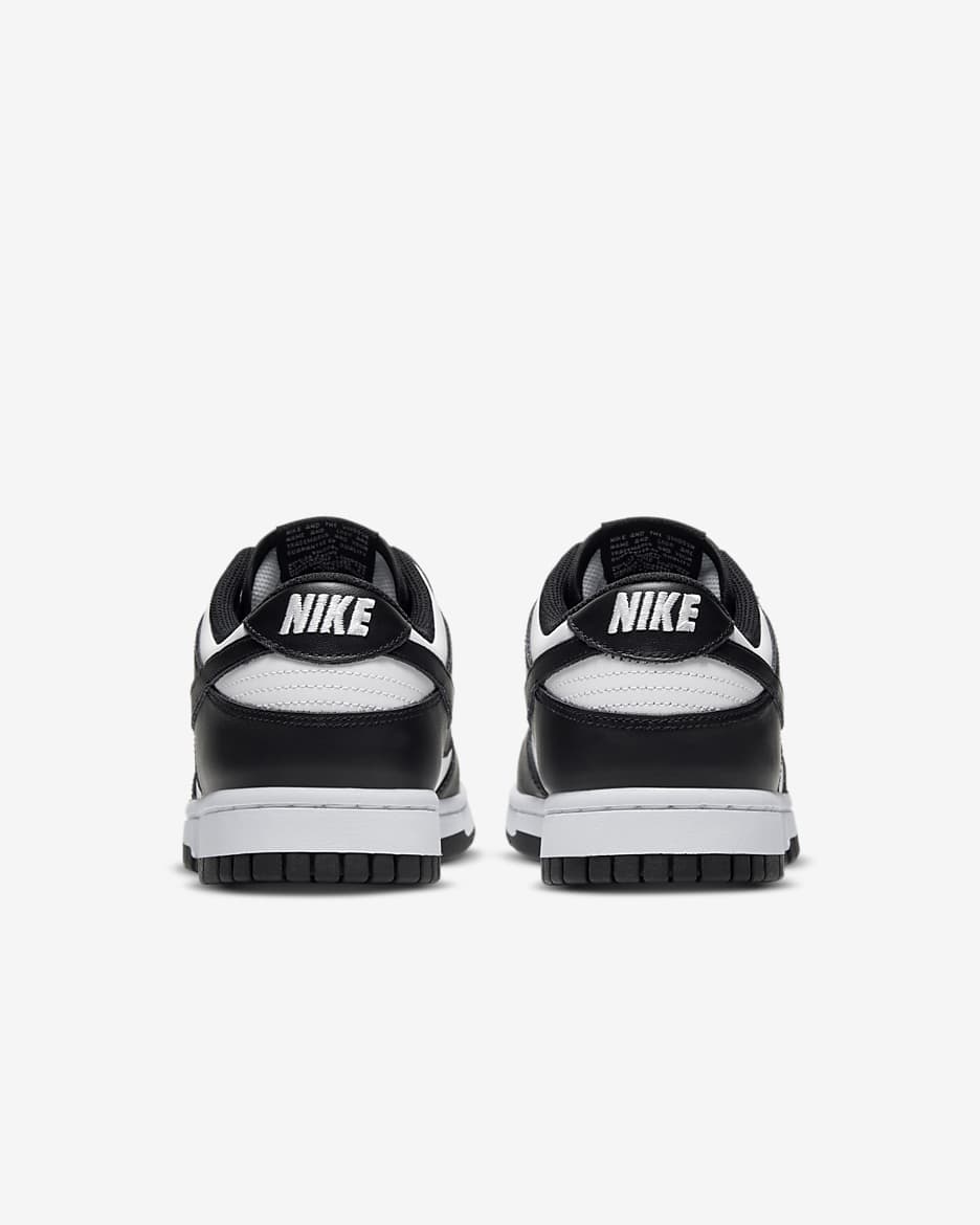 Nike Dunk Low Women's Shoes - White/White/Black