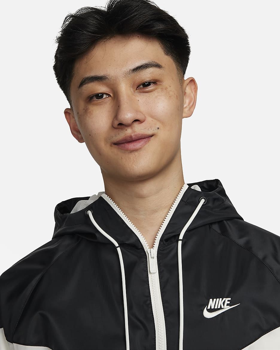 Nike Sportswear Windrunner Men's Hooded Jacket - Sail/Black/Sail