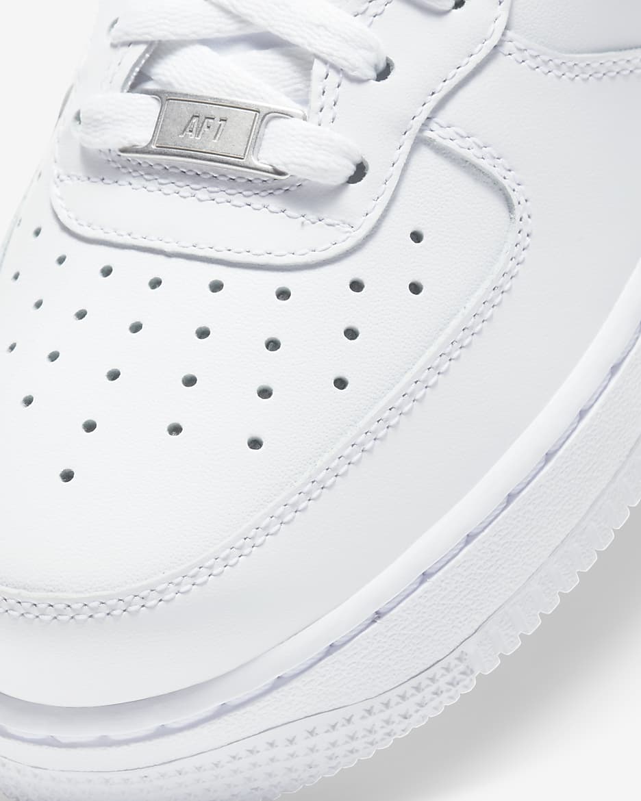 Tenis para mujer Nike Air Force 1 '07 Mid - Blanco/Blanco/Blanco