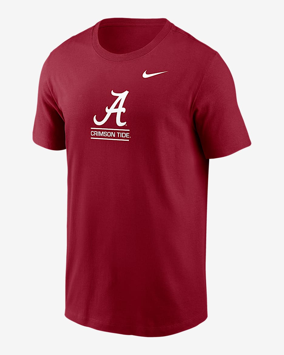 Playera universitaria Nike para hombre Alabama Crimson Tide - Carmesí team